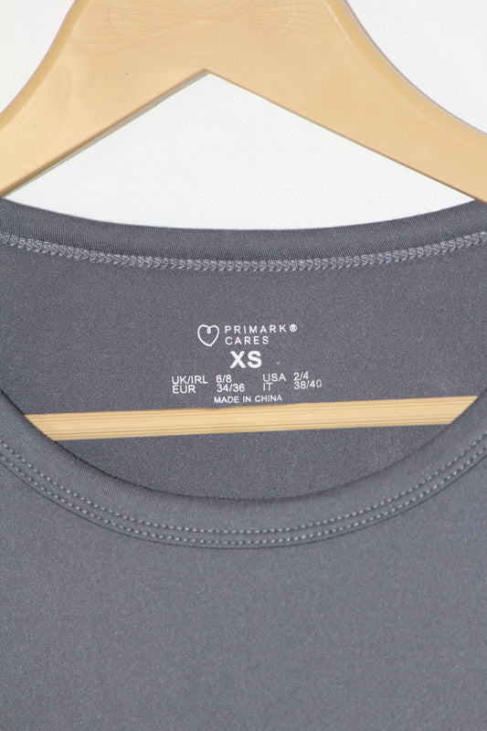 Grey Half Sleeve Crop – Primark (XS)