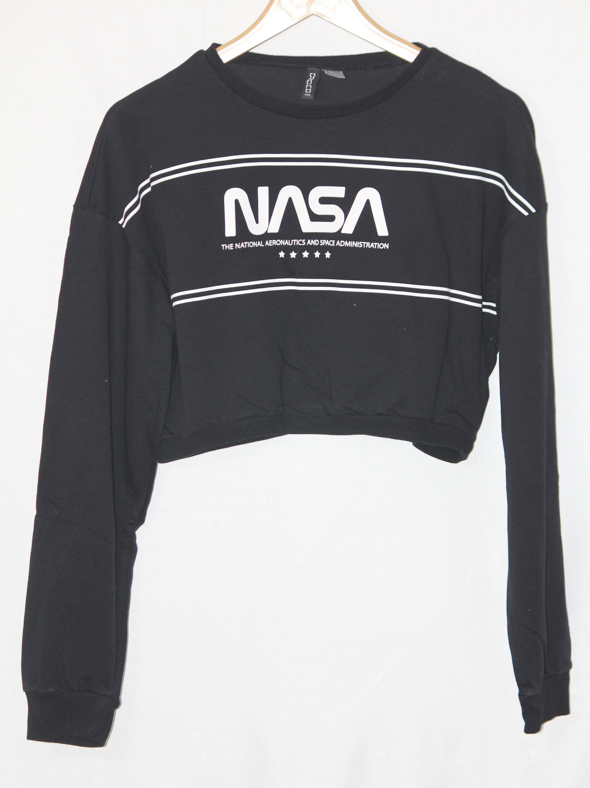 Black Full Sleeve Crop – H&M (M)