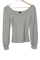 Grey Full Sleeve Crop – Shein (XS)