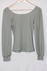 Grey Full Sleeve Crop – Shein (XS)