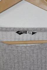 Grey Fitted Half Sleeve Crop – Pep & Co (M)