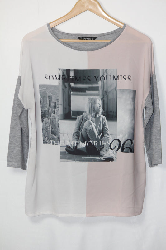 Dunnes Retro Print Blouse