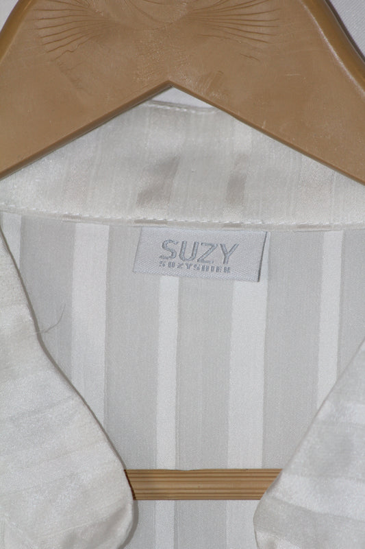 Suzy White Sleeveless Blouse