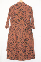 Marks & Spencer Brown Zebra Print Dress