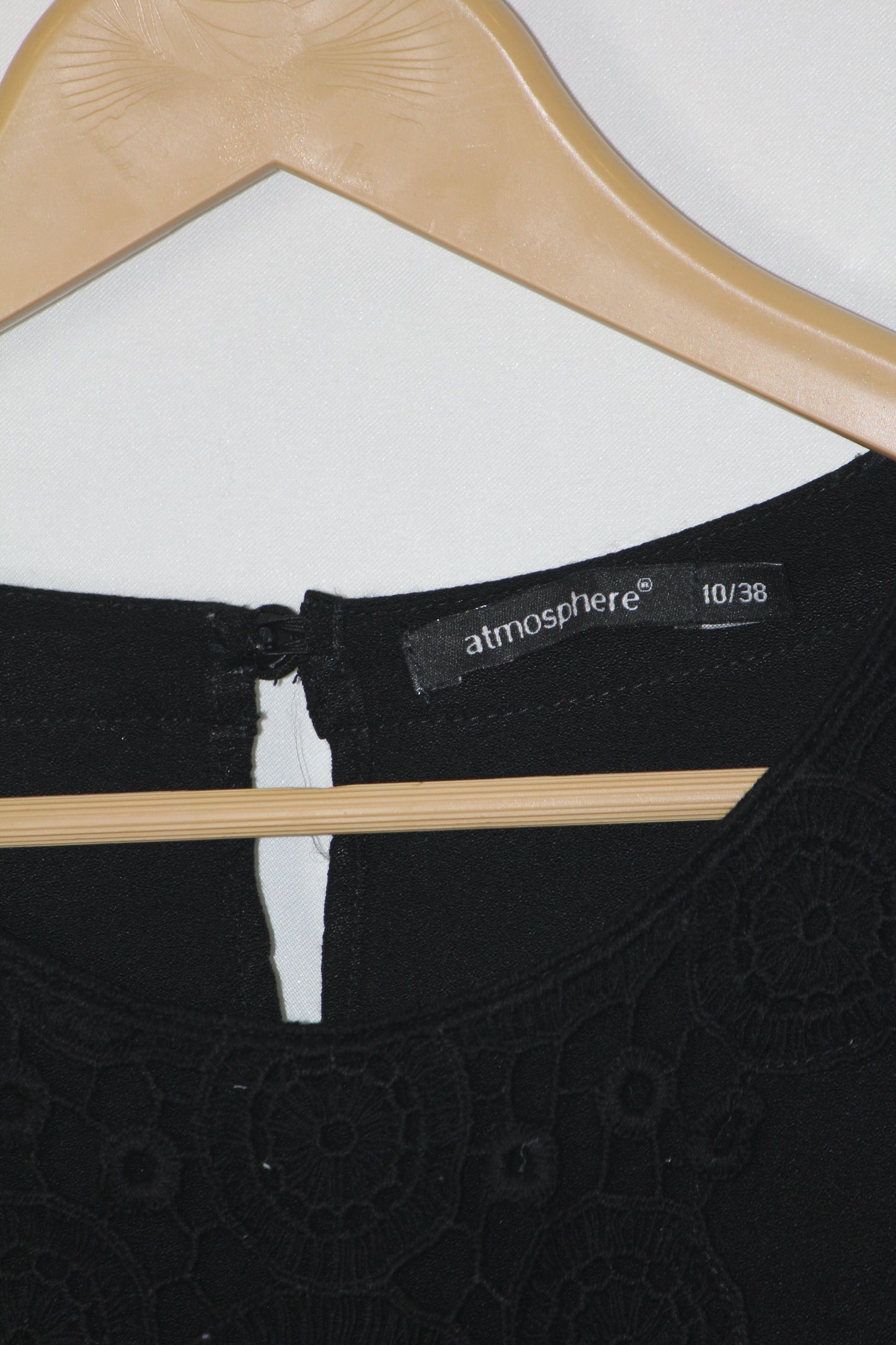 Atmosphere Indian Style Black Embroidered Blouse