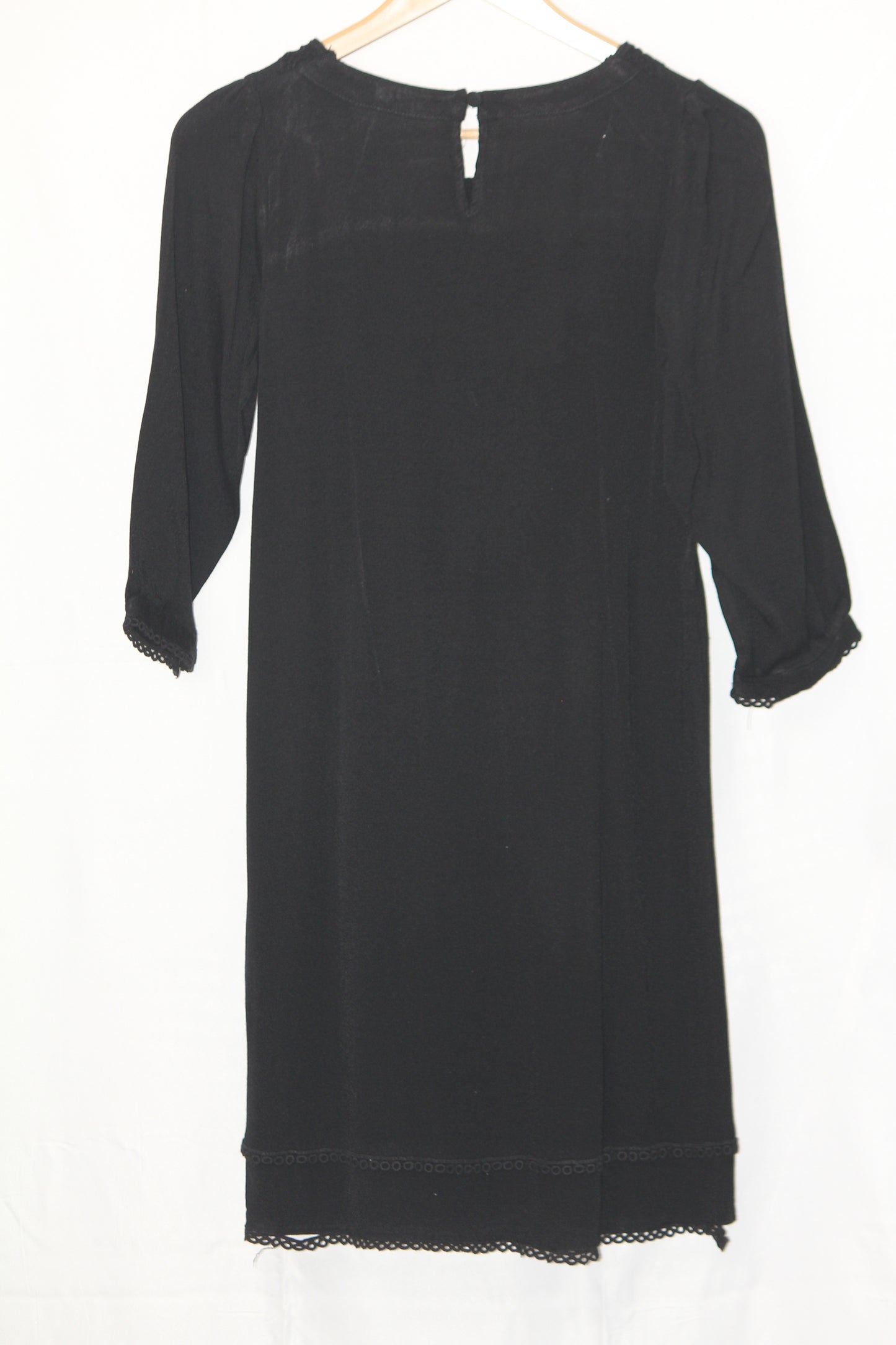 Atmosphere Indian Style Black Embroidered Blouse