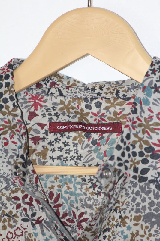 Comptoir Cotonniers Greyish White Blouse