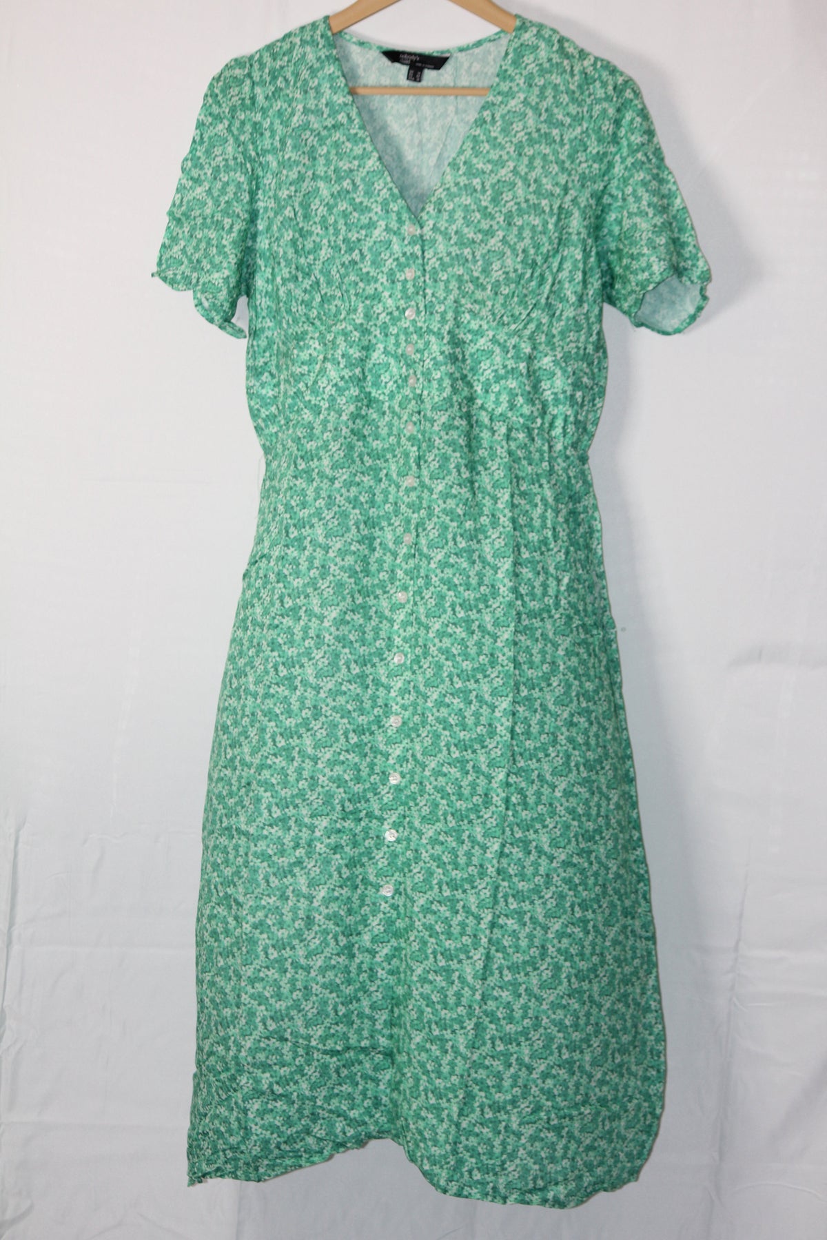 Nobody's Child Green Floral Dress