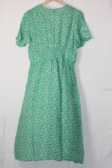 Nobody's Child Green Floral Dress