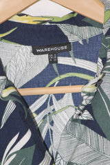 Warehouse Navy Blue Floral Dress