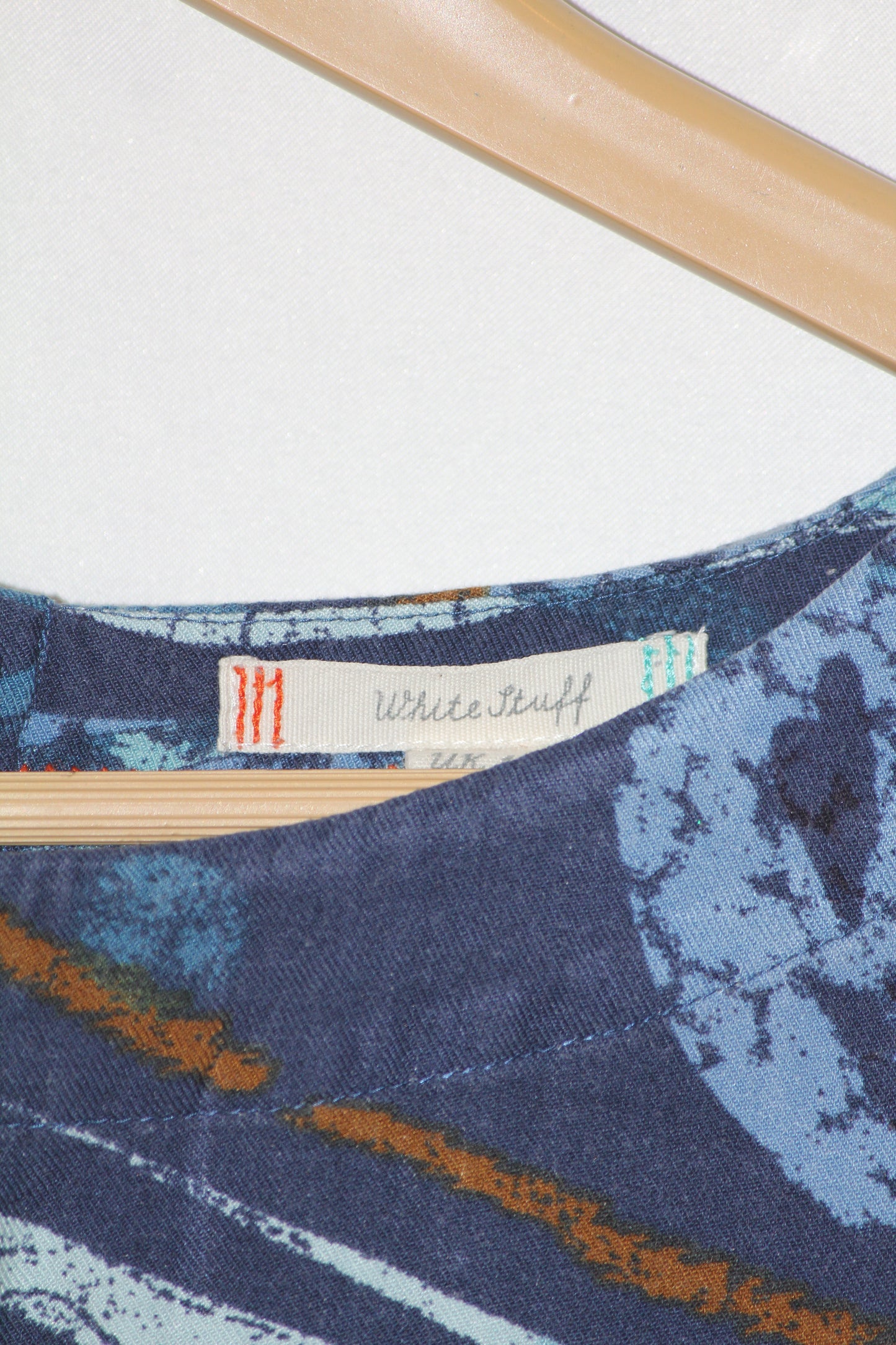 White Stuff Large Blue Lenzing Blouse