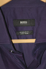 Boss Purple Full Sleeve Button-Down Shirt