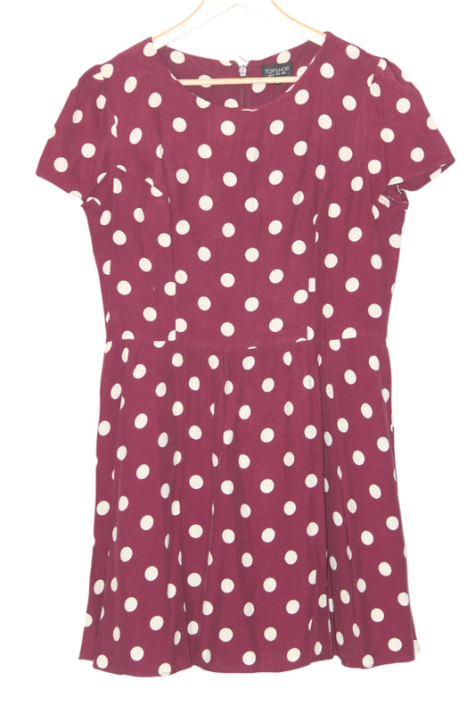 Top Shop Maroon Dress