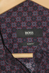 Boss Black & Grey Mix Button-Down Shirt