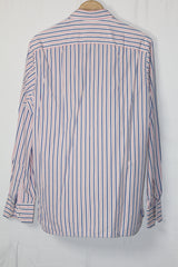 Tommy Hilfiger White, Blue & Pink Striped Button-Down Shirt