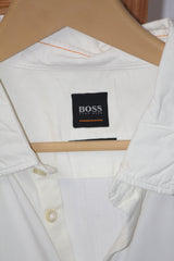 Boss Premium Button-Down Shirt – Off White