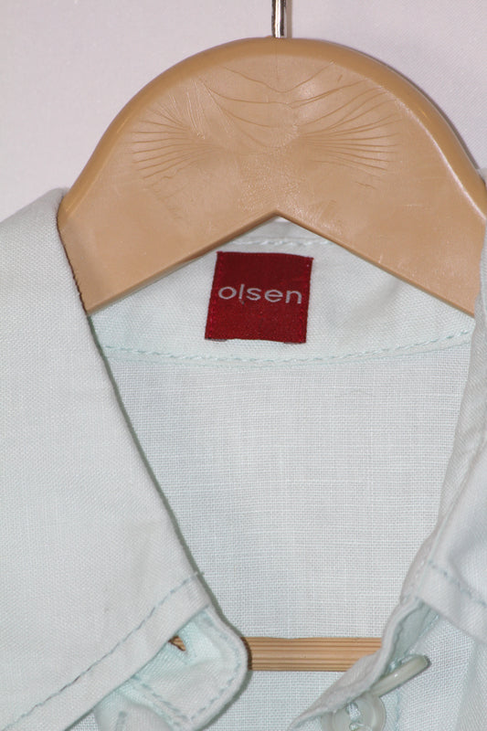 Olsen Green Button Down Shirt