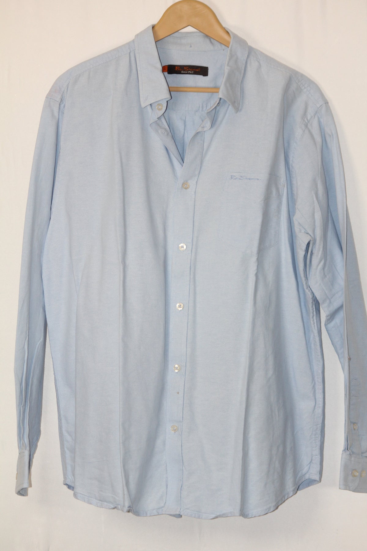 Ben Sherman Classic Button-Down Shirt – Blue