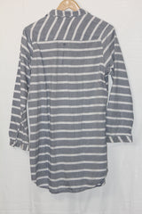 F&F Grey and White Button Down Shirt