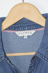 Nutmeg Denim Blue Button Down Shirt