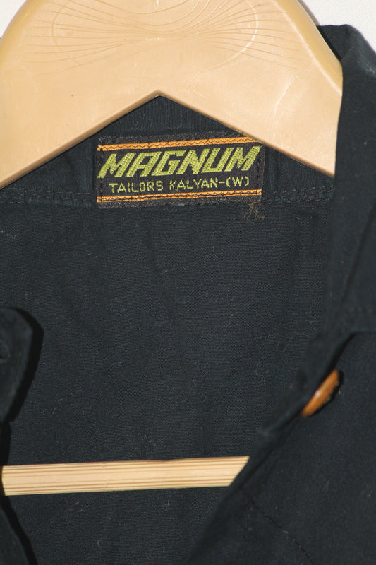 Magnum Tailors Kalyan Black Button Down Shirt