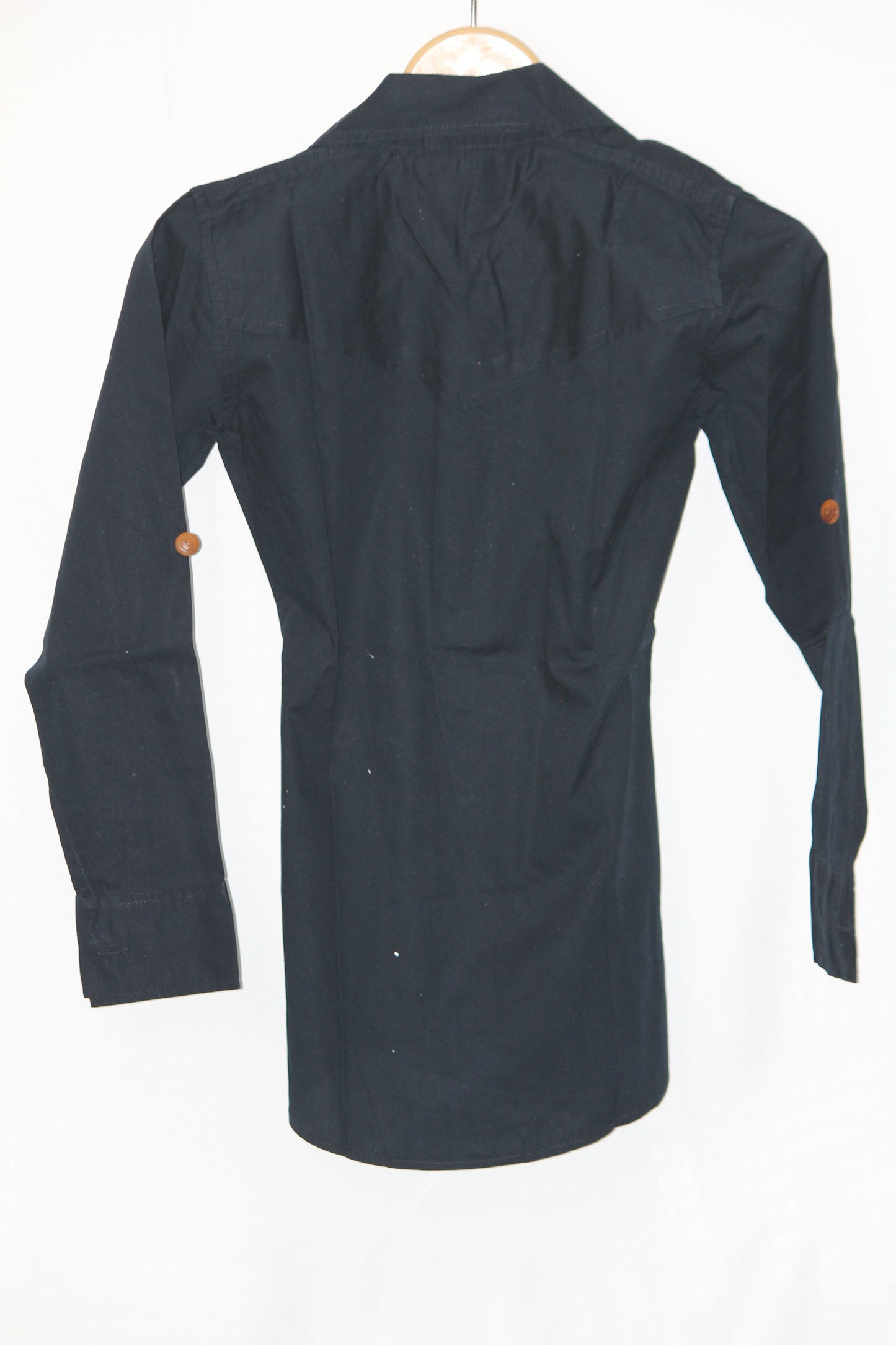 Magnum Tailors Kalyan Black Button Down Shirt