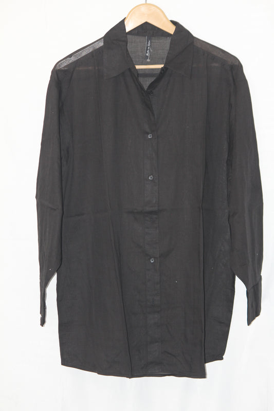 As You Black Button Down Shirt
