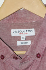 U.S. Polo Assn. Pink Full Sleeve Button-Down Shirt