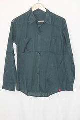 Edc Green Cotton Button Down Shirt