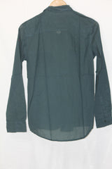 Edc Green Cotton Button Down Shirt