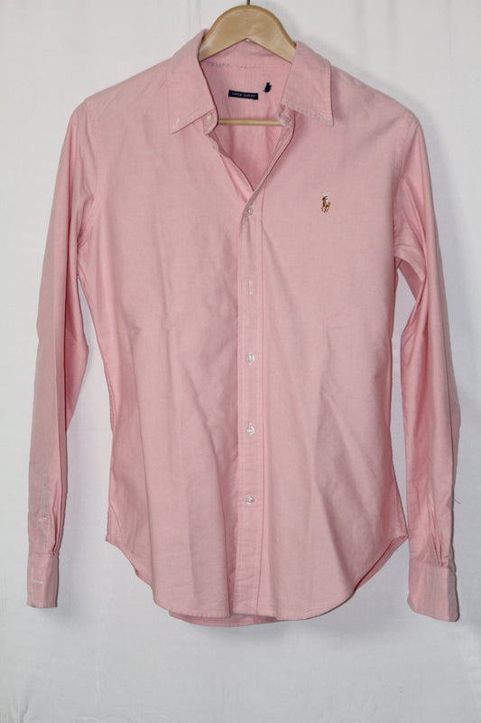 Ralph Lauren Classic Button-Down Shirt – Pink