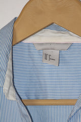 H&M Blue and White Striped Shirt