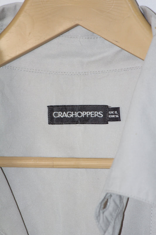Craghoppers Ash White Polyester Blend Shirt – XL