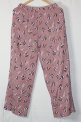 Uniqlo Pink Floral Palazzo Pant (Large)