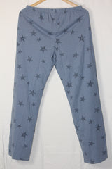 M&S Blue Star Print Palazzo Pant (Medium)