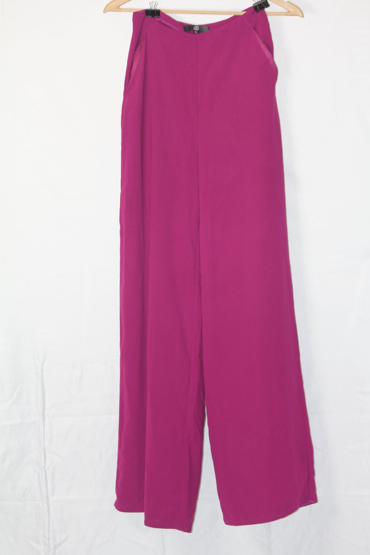 Misguided Pink Long Palazzo Pant (Small)