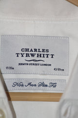 Charles Tyrwhitt White Cotton Shirt – Large (Men)