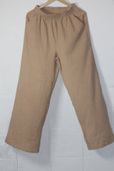 Basicos Fawn Stretch Palazzo Pant (Medium)