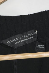 Dorothy Perkins Black Palazzo Pant (Large)