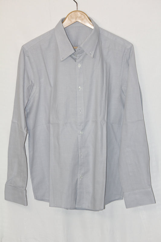 Thriftyfy Grey Cotton Shirt – Medium (Men)