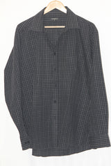 George Black Cotton Shirt – Large (Men)