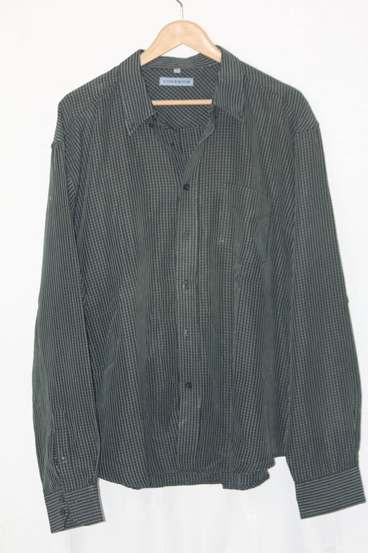 Cohesion Black Polyester Shirt – XL (Men)