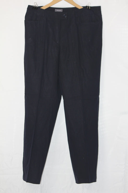 Basler Blue Straight Pant - Medium