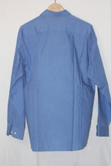 Mark & Spencer Blue Polyester Shirt – Large (Men)