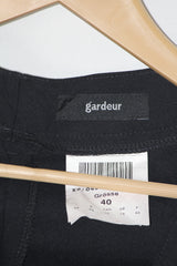 Gardeur Black Straight Pants - Medium