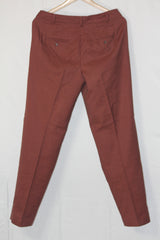 M&S Maroon Straight Pant - Medium