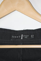 Next Black Straight Pant - Small