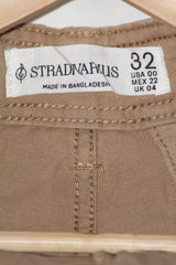 Stradivarius Brown Straight Pant - Small