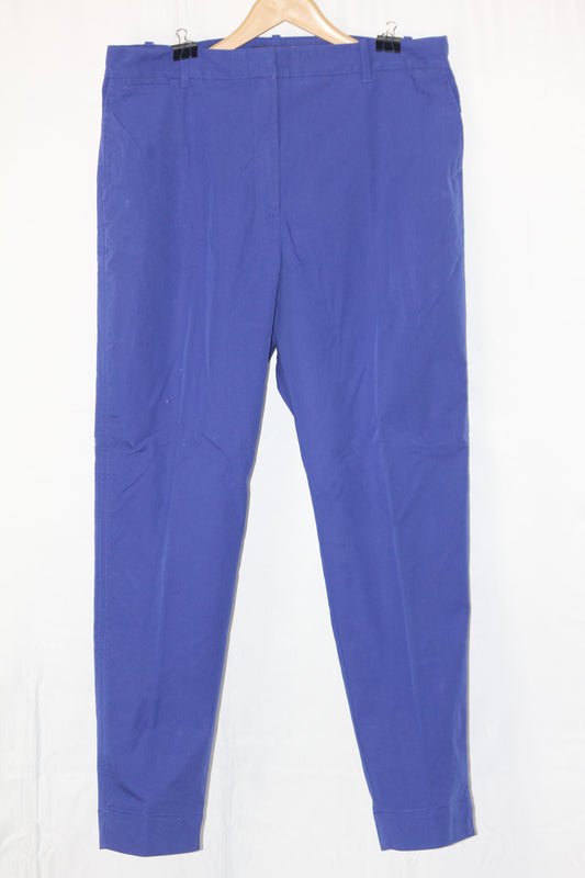 Mark & Spencer Blue Straight Pant - Large