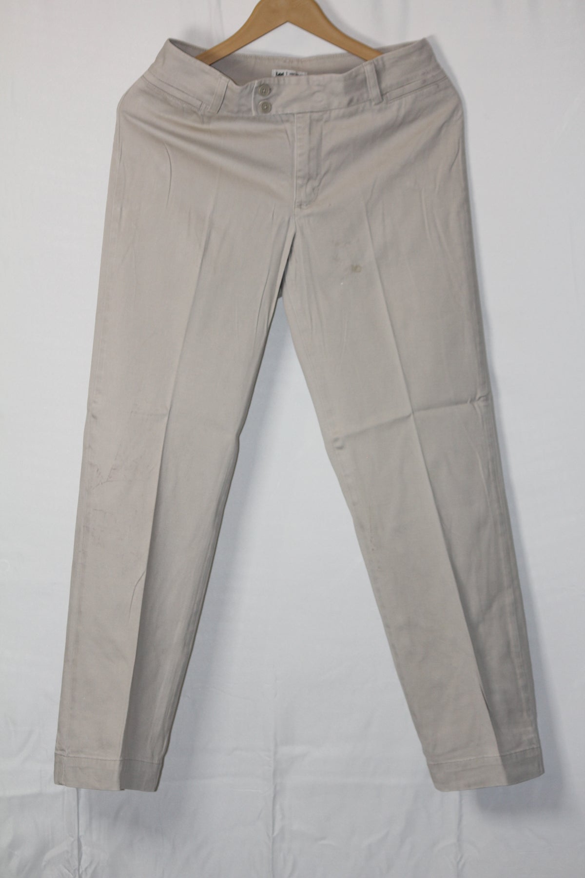 Lee White Straight Pant - Small